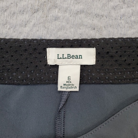 L.L. Bean Golf‎ Skort Womens 6 Gray Stretch Lined Regular Fit Performance Hiking - Picture 6 of 9